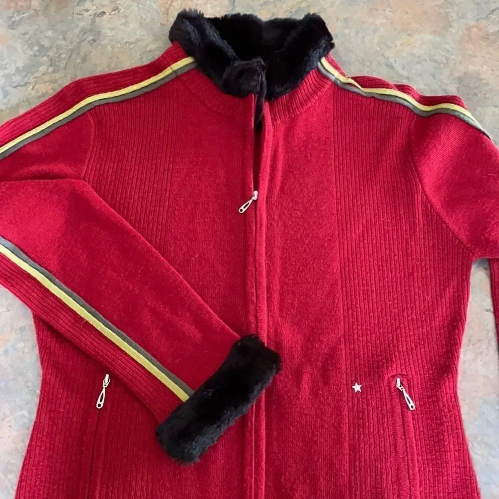 Meister Vtg Ski Cardigan (Lg)